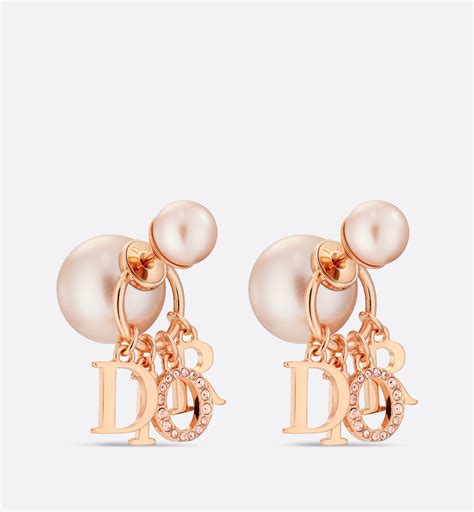 christian dior pink earring|Dior mise en earrings.